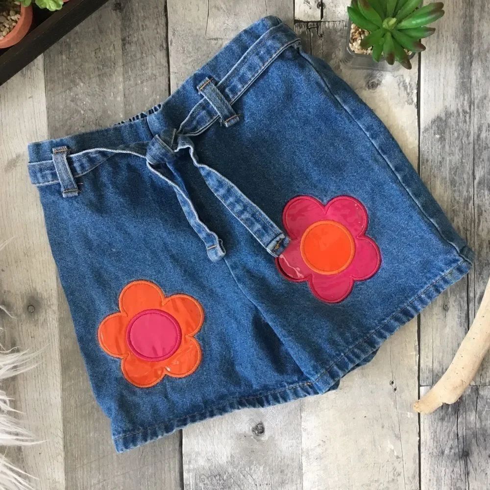 Vintage little girls hippie look shorts